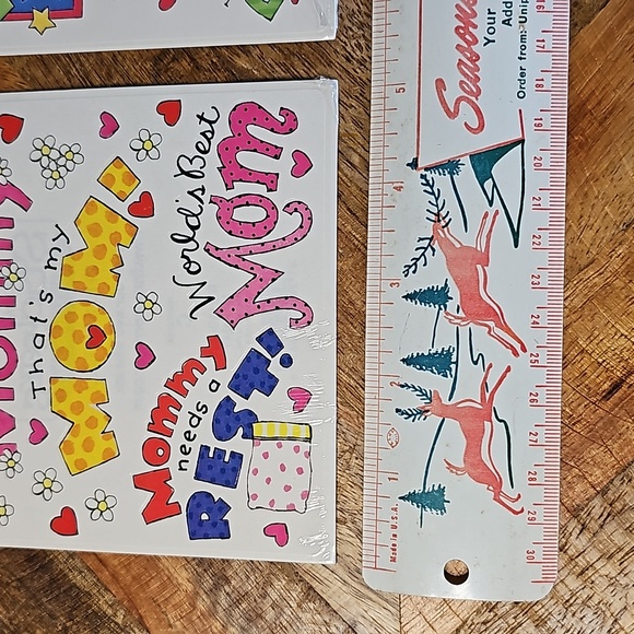 Vintage Frances Meyer sticker sheets Mommy and Daddy sealed - Picture 6 of 8